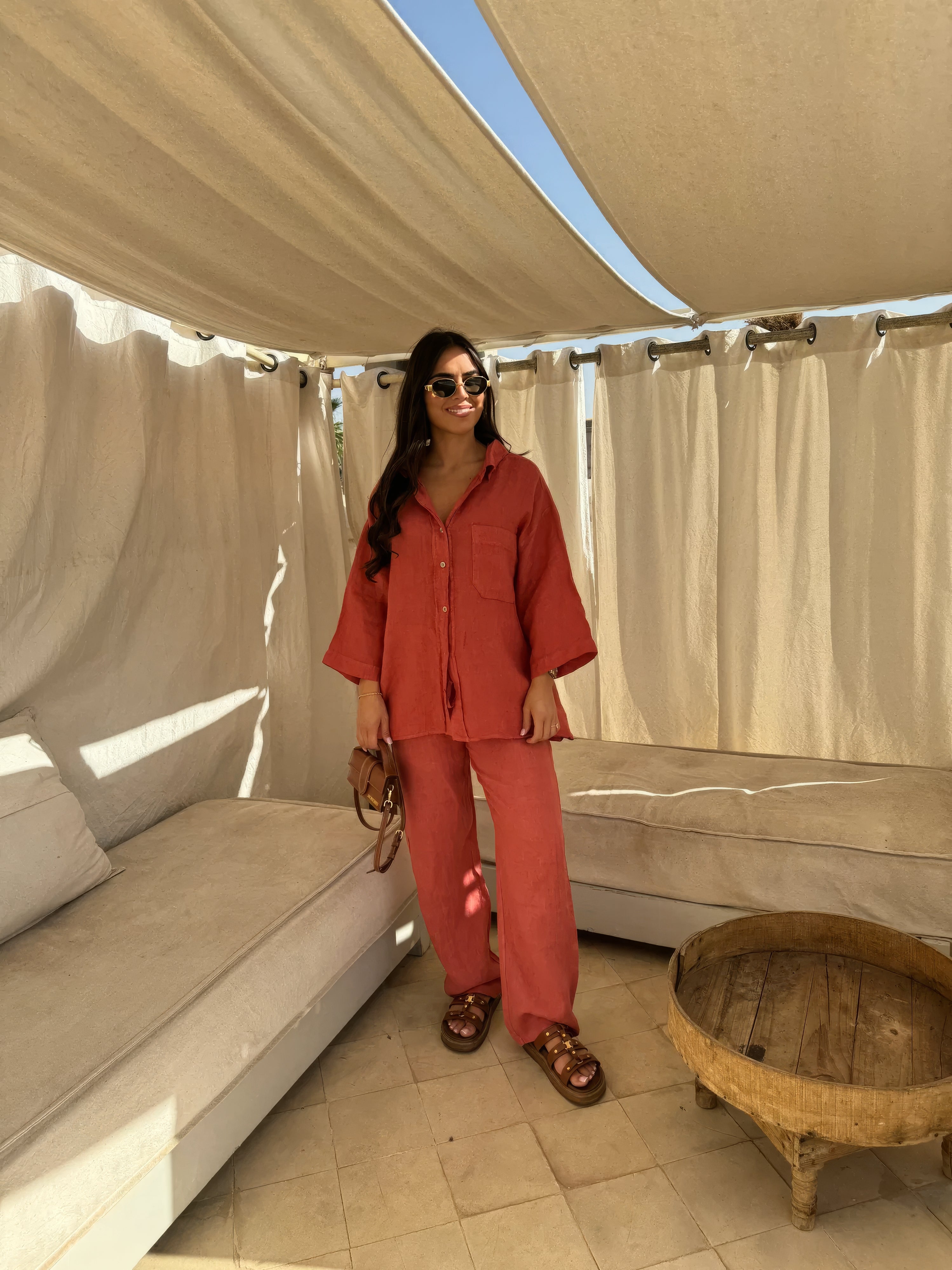 IBIZA - LINEN SET 