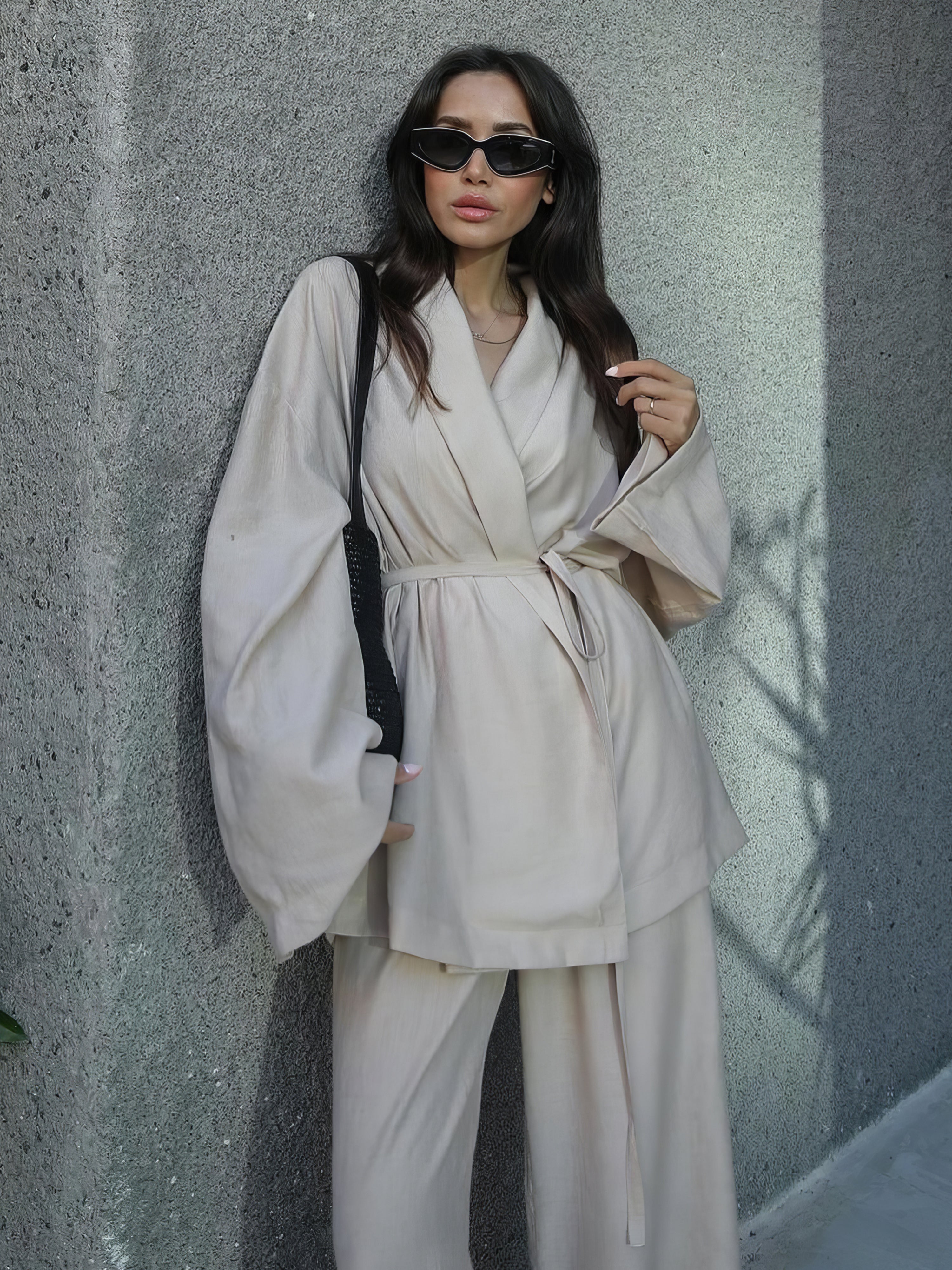 PACHA - KIMONO LINEN SET