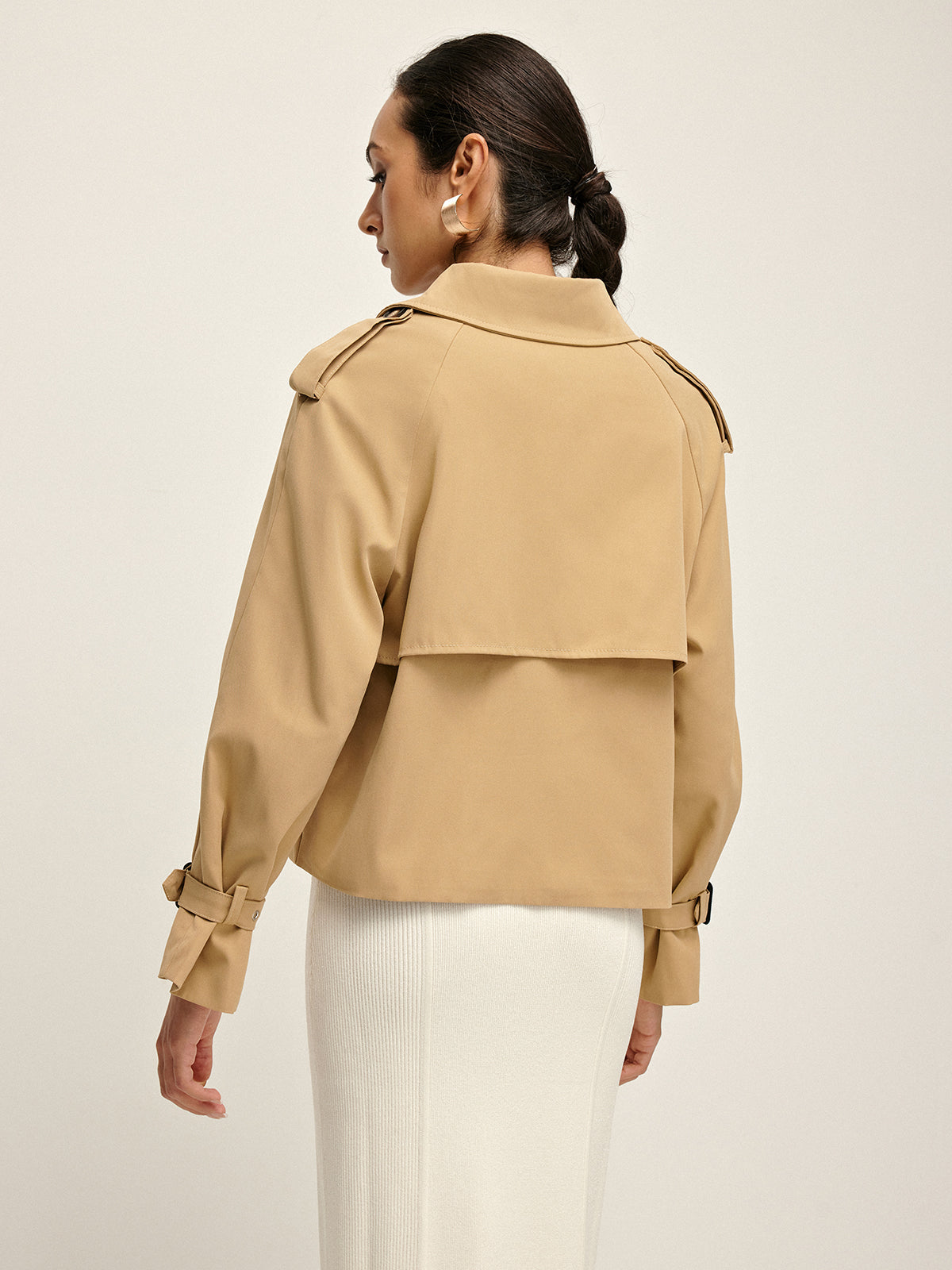 Klassieke Trenchcoat Met Knopen