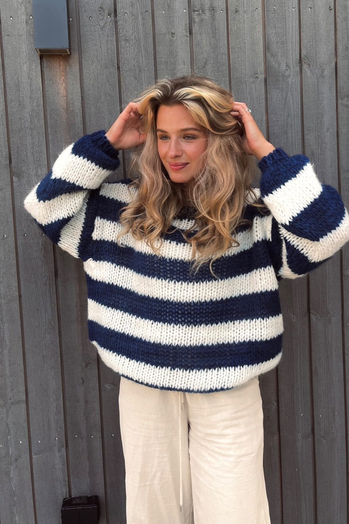 Ivy Chic Striped Sweater